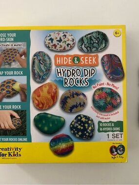Hide & Seek Hydro Dip Rocks Craft Kit - Multi-Color